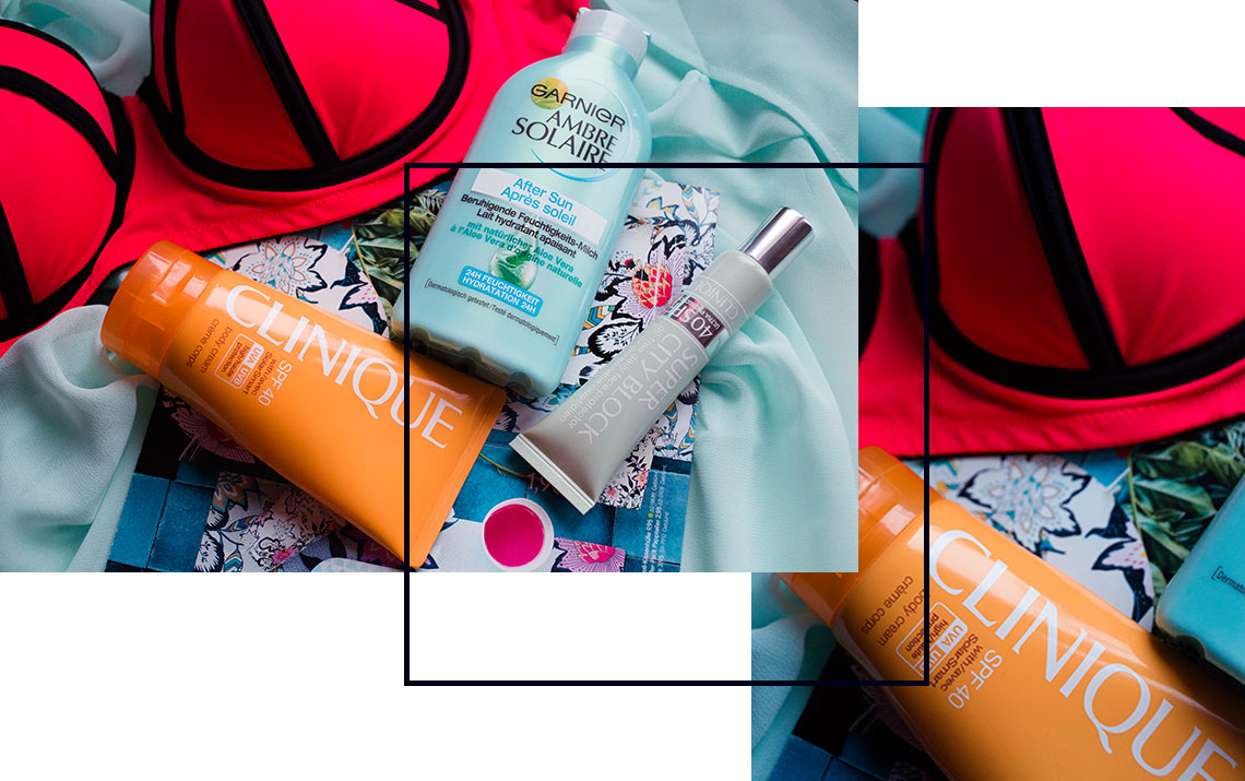 Essentials gegen Sonnenbrand