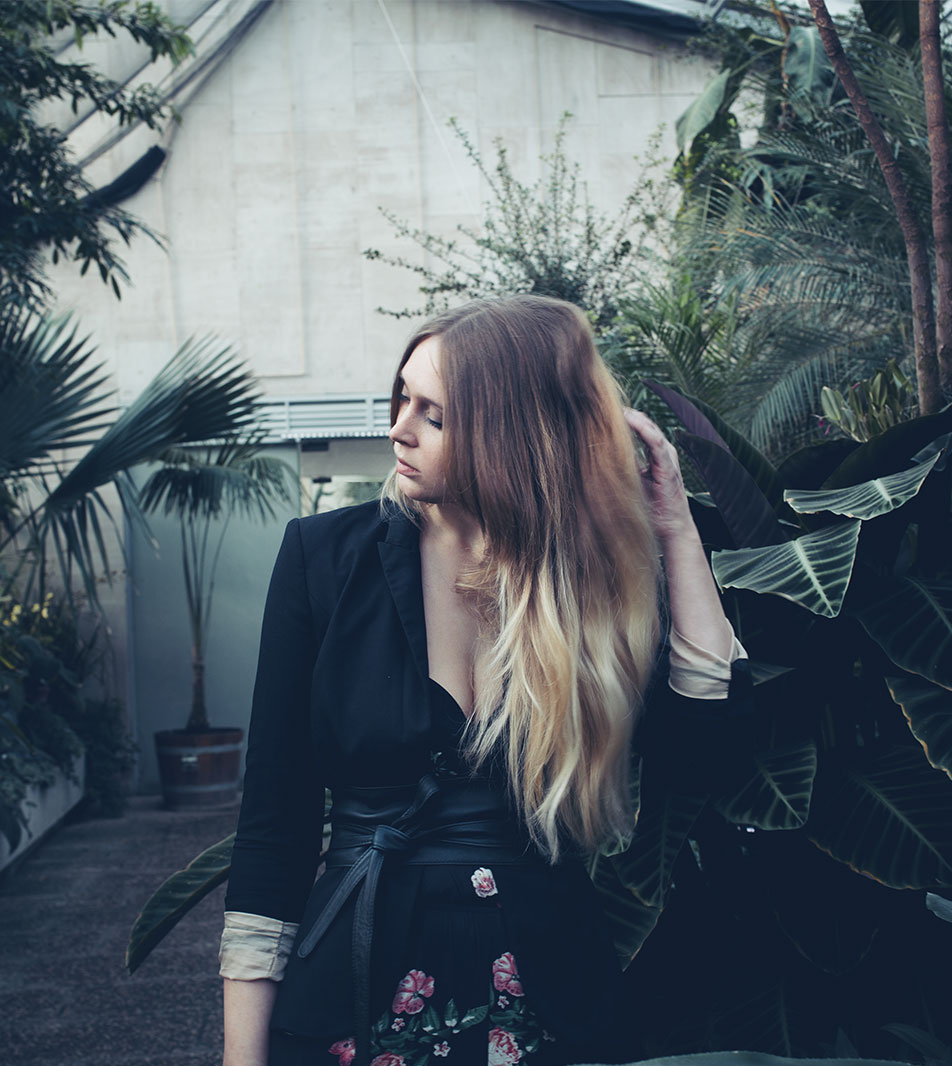 Wie ich einen floralen Jumpsuit für den Business Look style